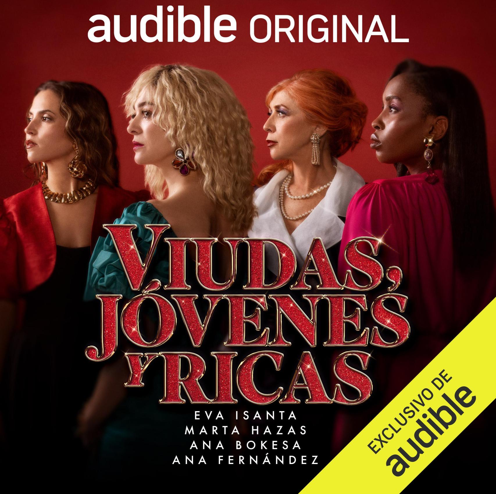 Portada de 'Viudas, jóvenes y ricas' de Audible.