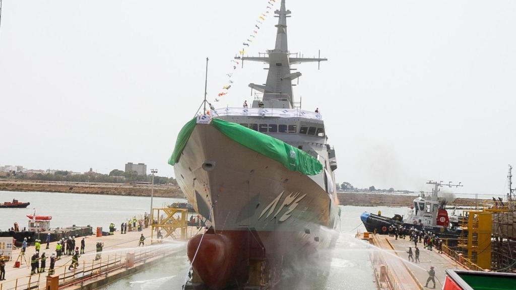 Una de las corbetas entregadas por Navantia a Arabia Saudí.