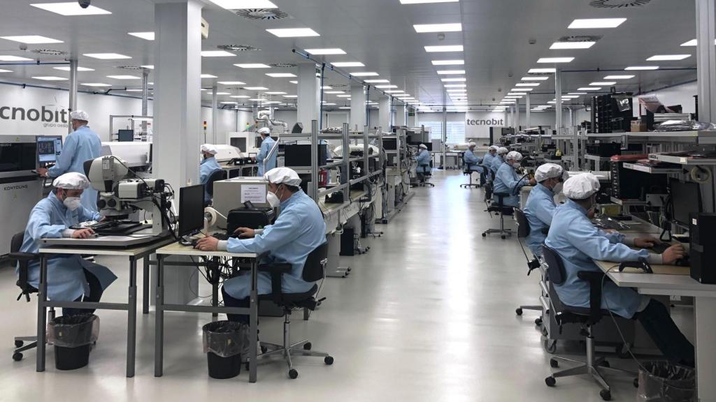 Sala blanca del Centro Tecnologico de Valdepeñas de Grupo Oesía.