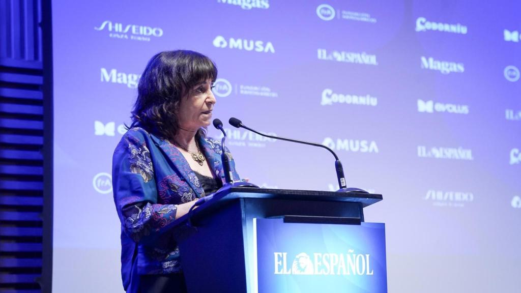 Rosa Montero ha aludido al panorama internacional durante su discurso.