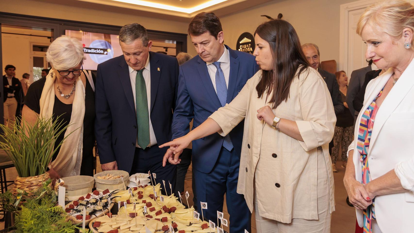 El presidente de la Junta, Alfonso Fernández Mañueco, en la presentación de Fromago en Madrid