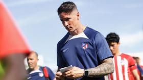 Fernando Torres, entrenando al Juvenil A del Atlético de Madrid