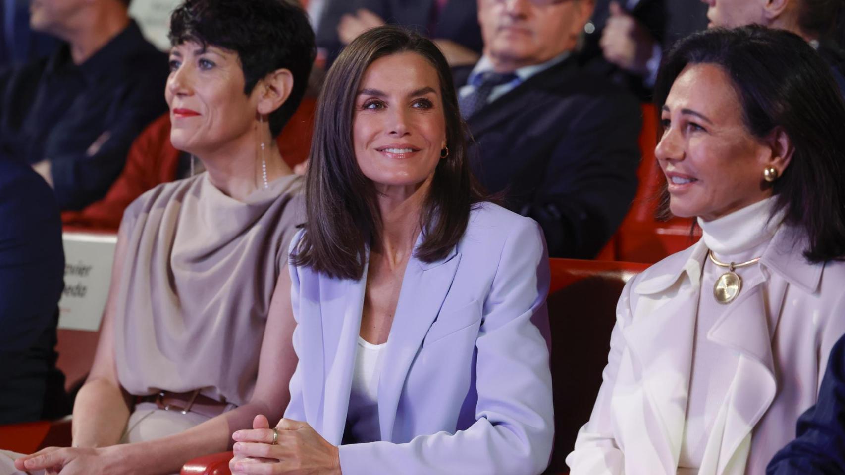 Letizia en su acto de la Convocatoria 'Euros de tu Nómina'.