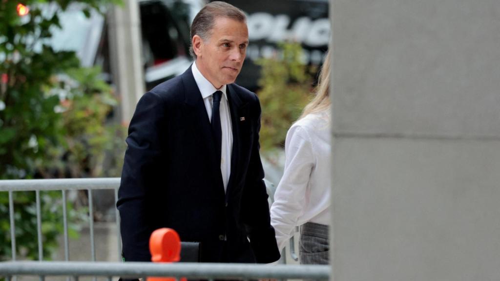 Hunter Biden, hijo del presidente de EEUU, este martes en la corte federal de Wilmington (Delaware).