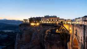 El impresionante parador de un pueblo de Andalucía.