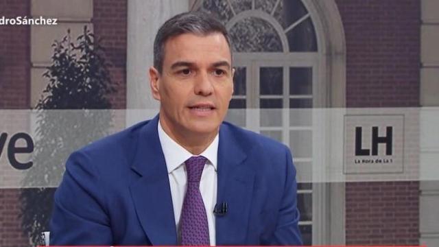 El presidente del Gobierno, Pedro Sánchez, este miércoles en 'La Hora de la 1'.