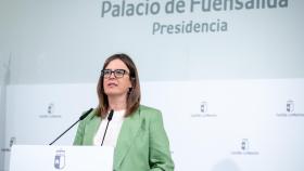 Esther Padilla, portavoz del Gobierno de Castilla-La Mancha.