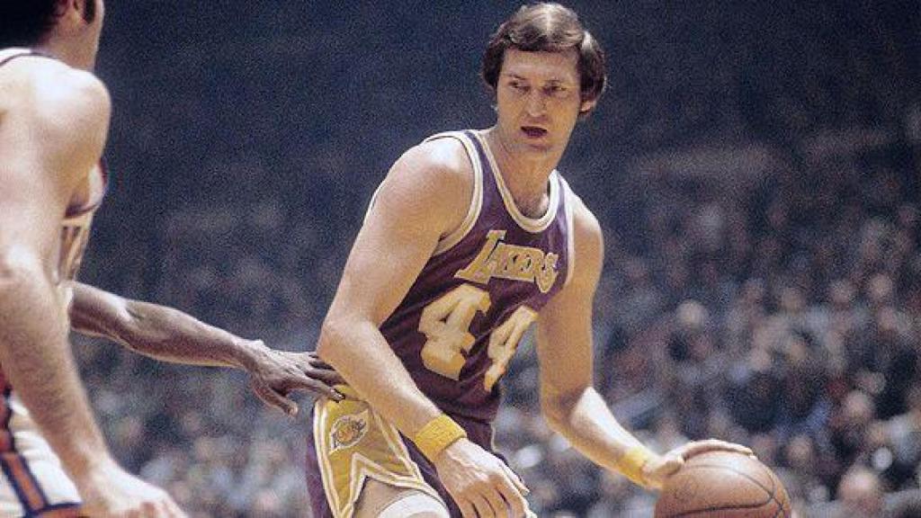 Jerry West, durante su etapa en los Lakers.