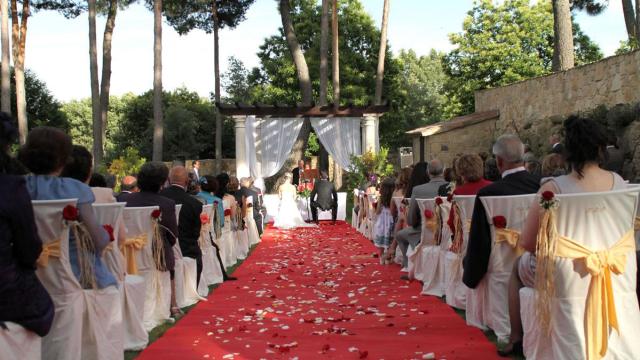 Ceremonia civil en Abadía de los Templarios