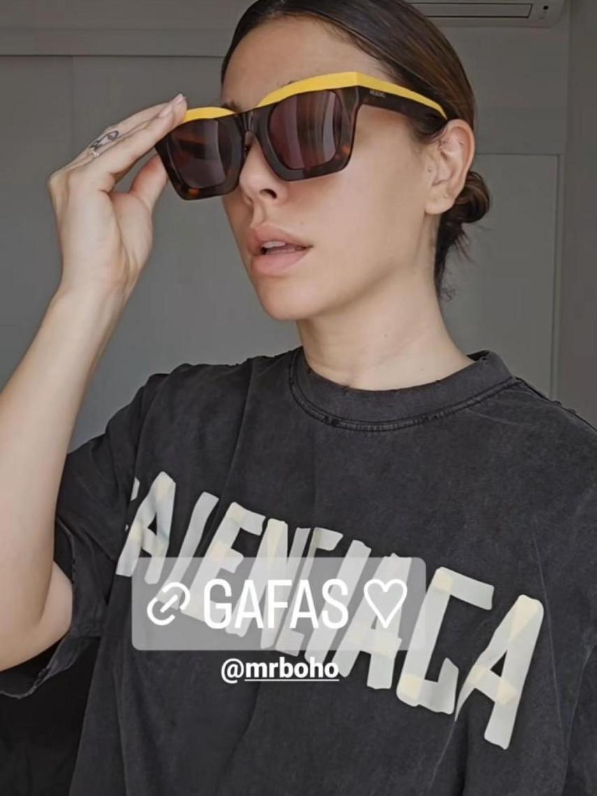 Blanca Sua´rez con gafas de Mr. Boho.