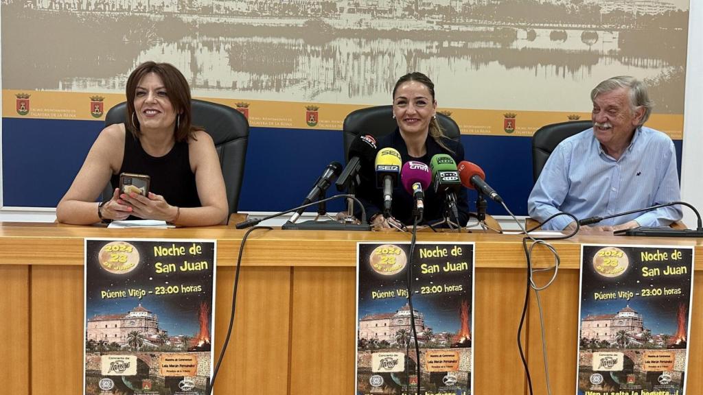 Presentación de los actos en Talavera por la Noche de San Juan. Foto: Ayuntamiento.