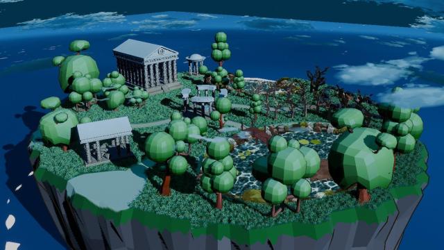 Isla Noesis, en la plataforma de gamificación de Eonesia.