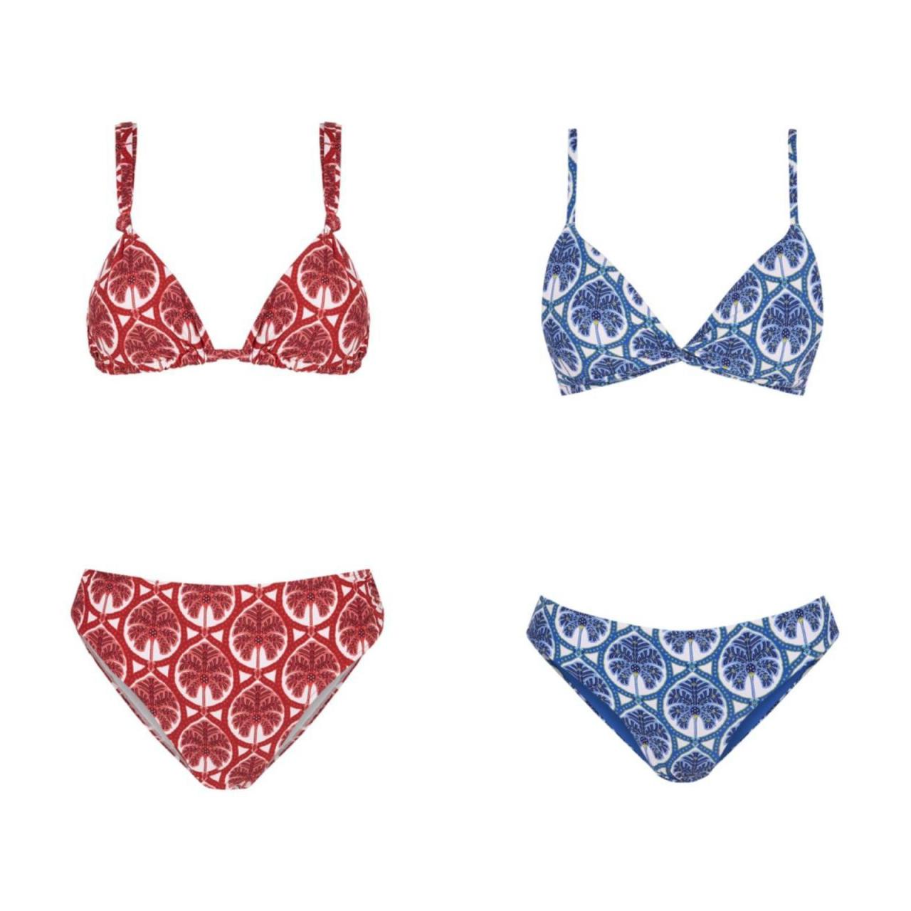 Bikinis de Women'secret en rojo y azul intensos