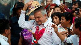 El presidente saliente de México, Andrés Manuel López Obrador, durante la Presentación del Programa Nacional de los Pueblos Indígenas.