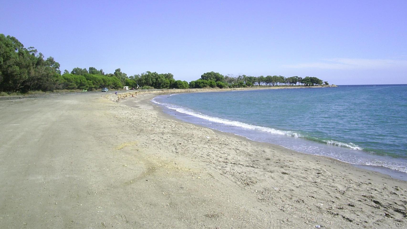 Playa de Quitapellejos, en Almería.