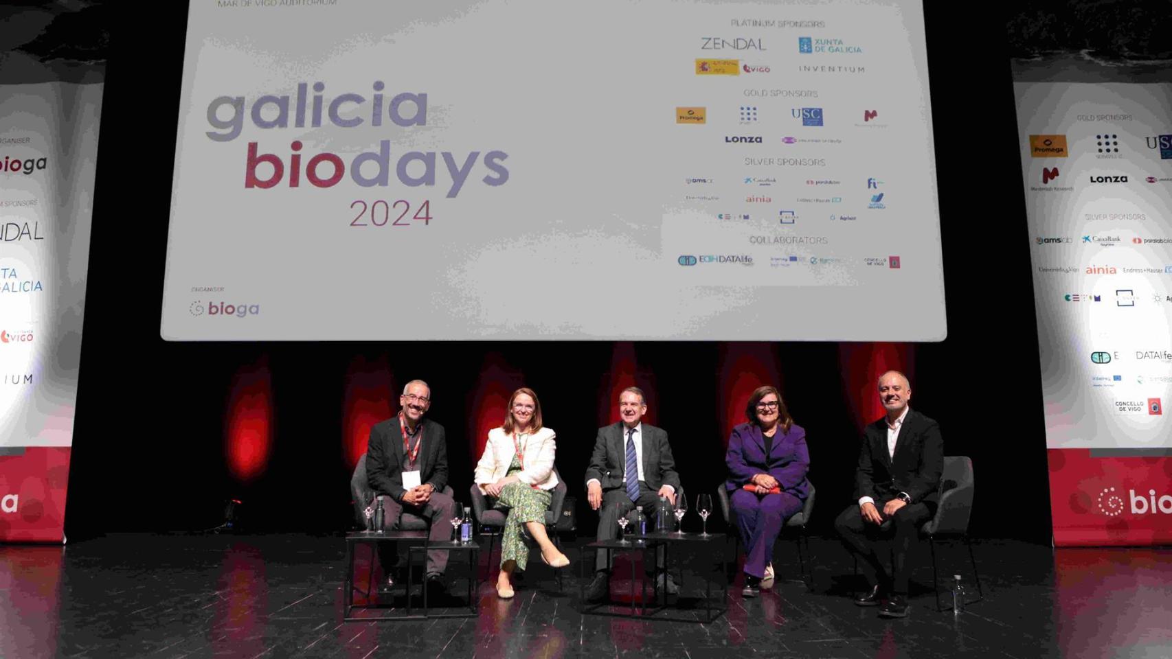 Una de las mesas redondas de los Galicia Biodays en Vigo.