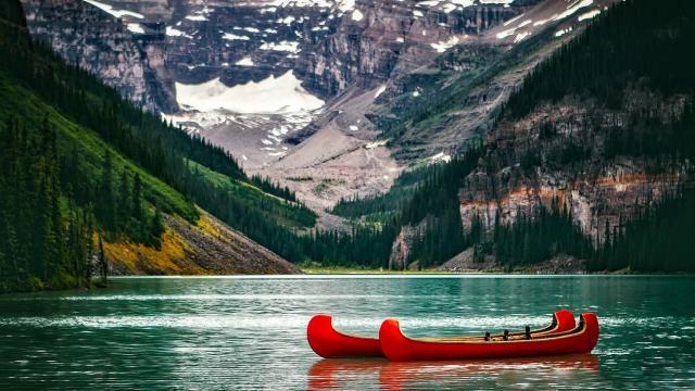 El Lago Louise es uno de los más fotografiado de Canadá.