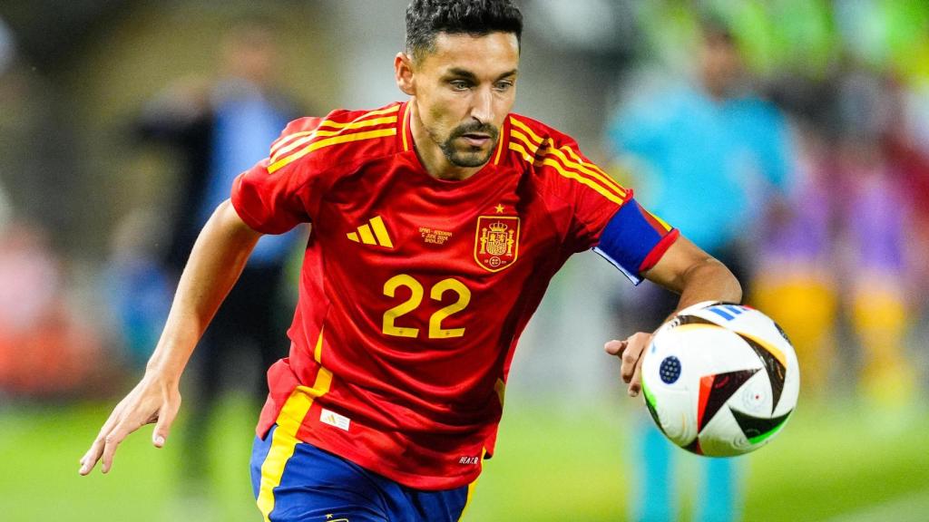 Jesús Navas, con la Selección