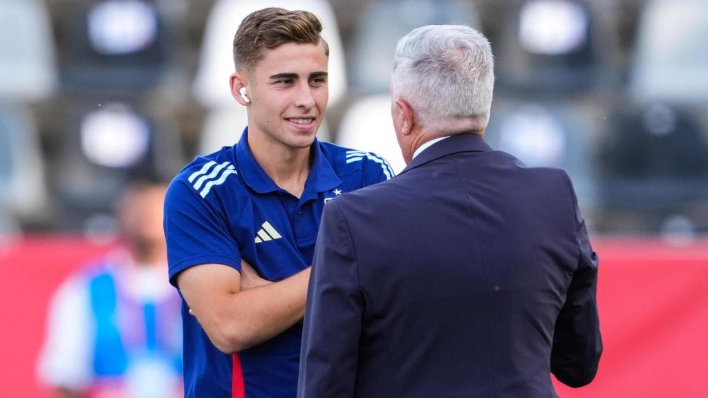 Fermín López, con la Selección