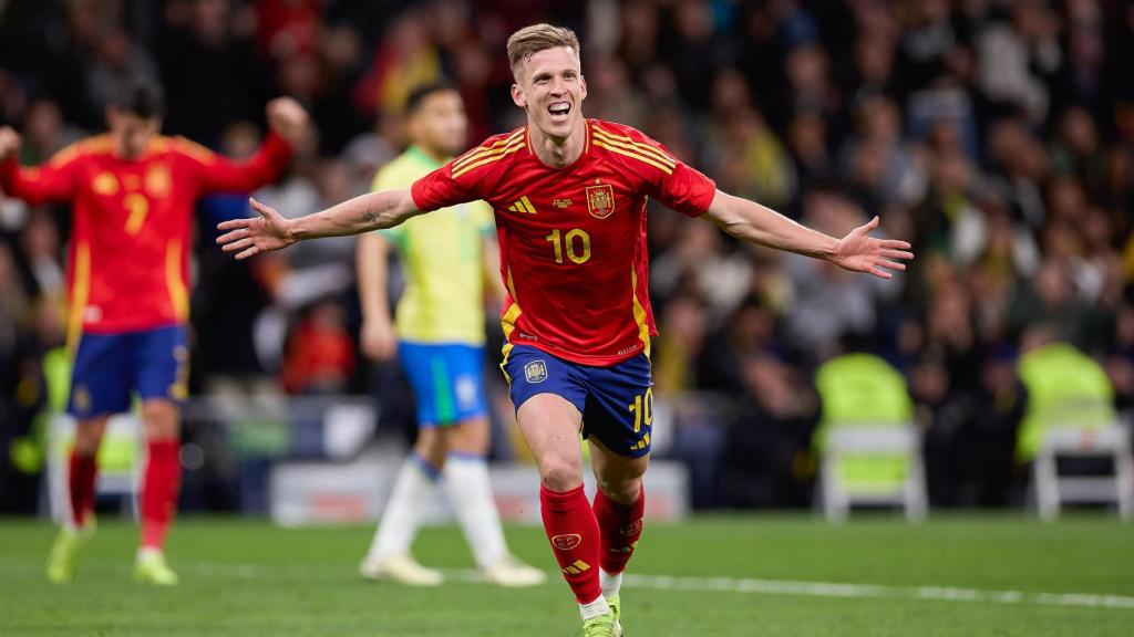 Dani Olmo, con la Selección