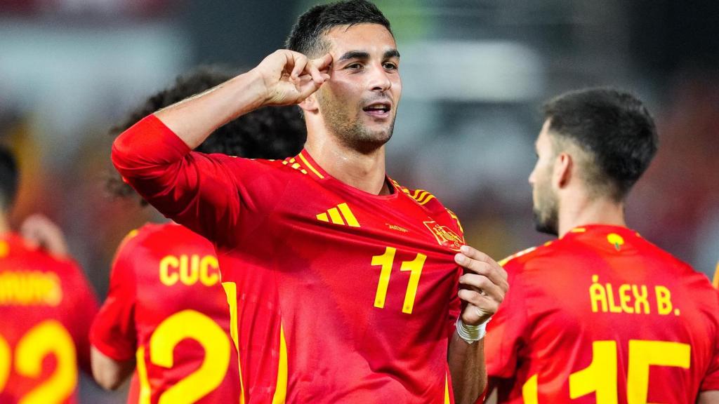 Ferran Torres, con la Selección