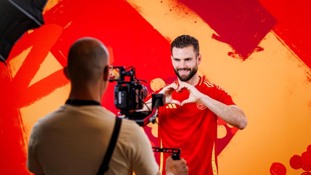 Nacho Fernández, con la Selección