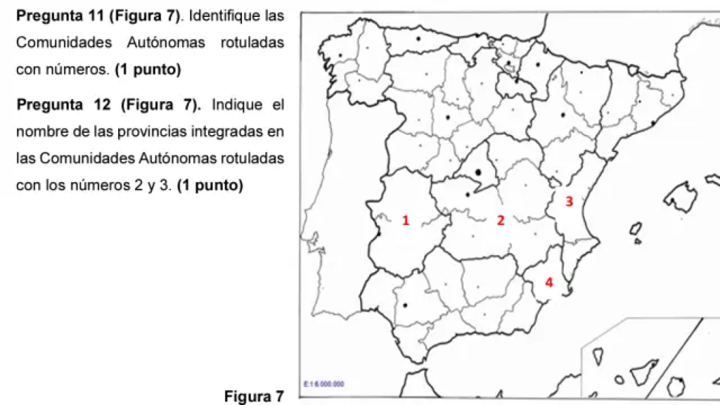 Polémica con algunos ejercicios de la EBAU en Asturias