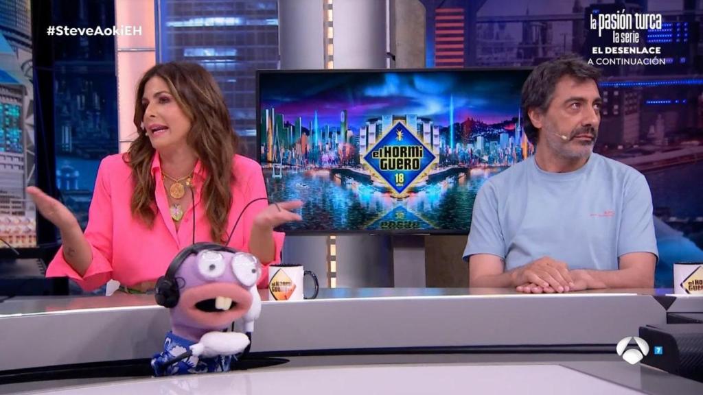 Nuria Roca y Juan del Val en 'El Hormiguero'.