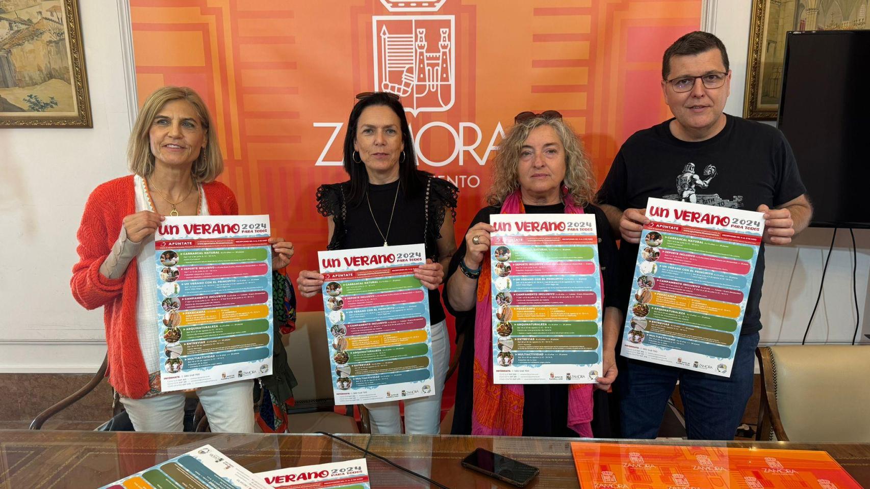 Presentación de los campamentos urbanos de Zamora con Auxi Fernández