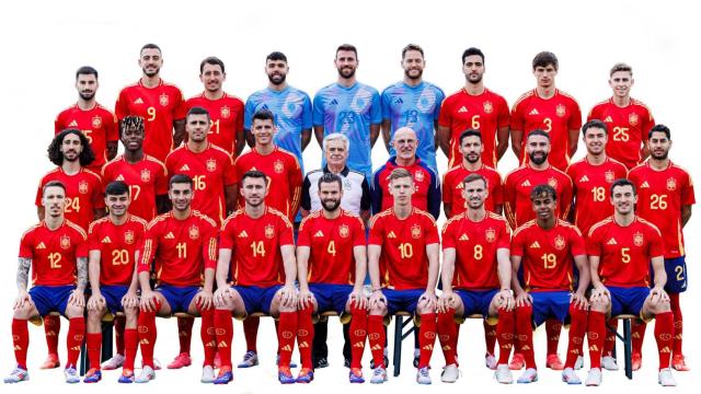 Foto oficial de la selección española de fútbol para la Eurocopa 2024