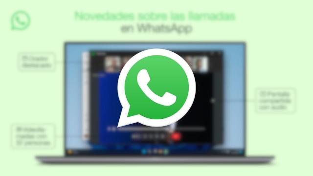 Icono de WhatsApp sobre un ordenador portátil