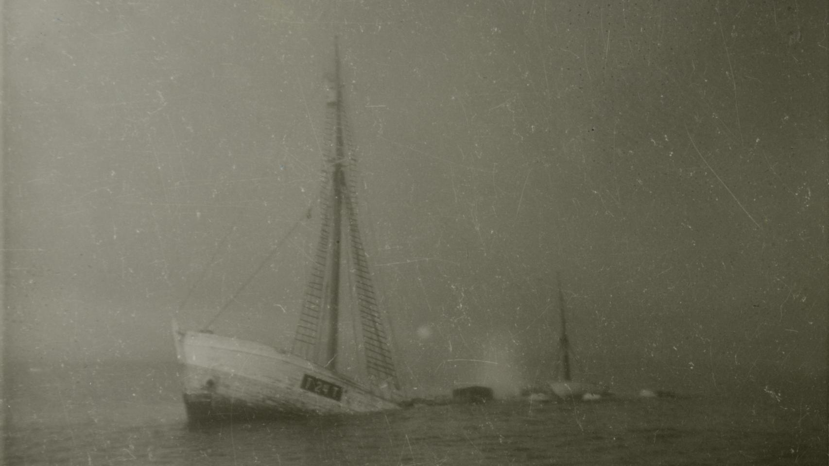 Naufragio del 'Quest' en 1962 frente a las costas de Terranova.