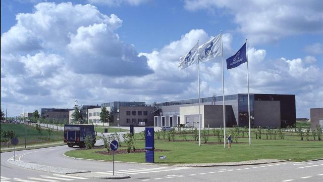 Instalaciones de Novo Nordisk en Dinamarca.