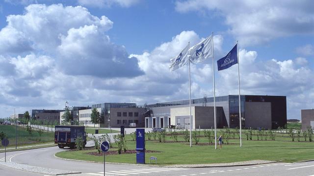 Instalaciones de Novo Nordisk en Dinamarca.