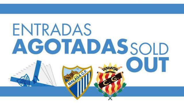 El Málaga CF vuelve a colgar el 'No hay billetes' para la final por el ascenso contra el Nàstic