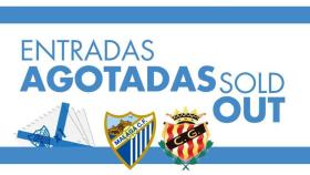 El Málaga CF vuelve a colgar el 'No hay billetes' para la final por el ascenso contra el Nàstic