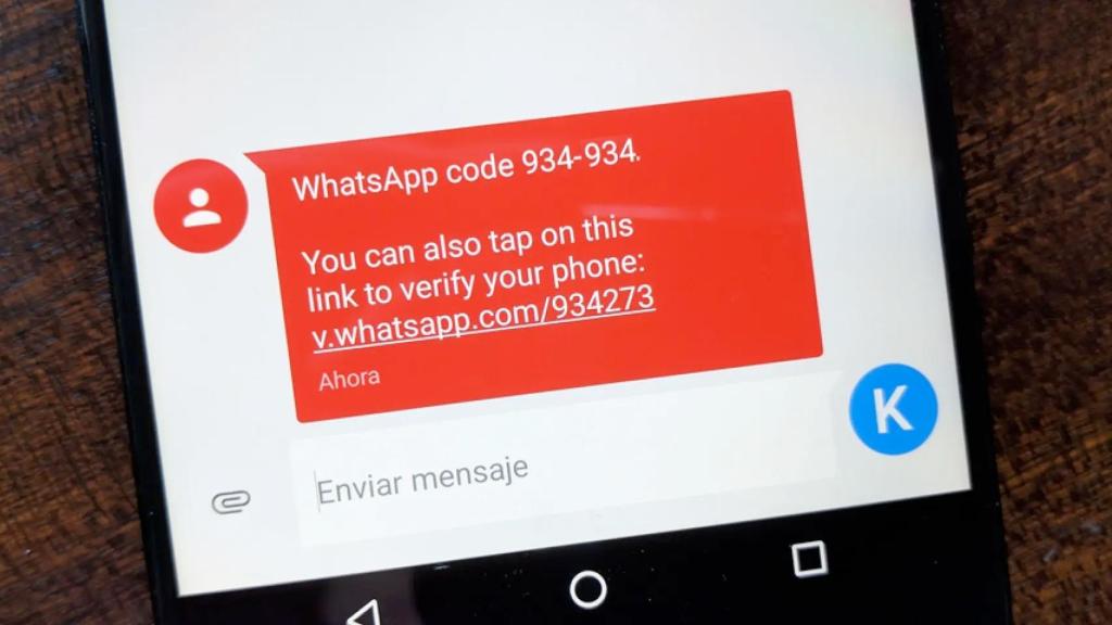 Código SMS de WhatsApp