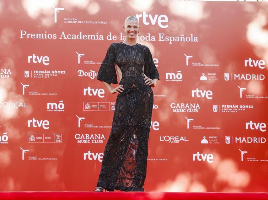 Laura Sánchez en la primera edición de los Premios Academia de la Moda Española.