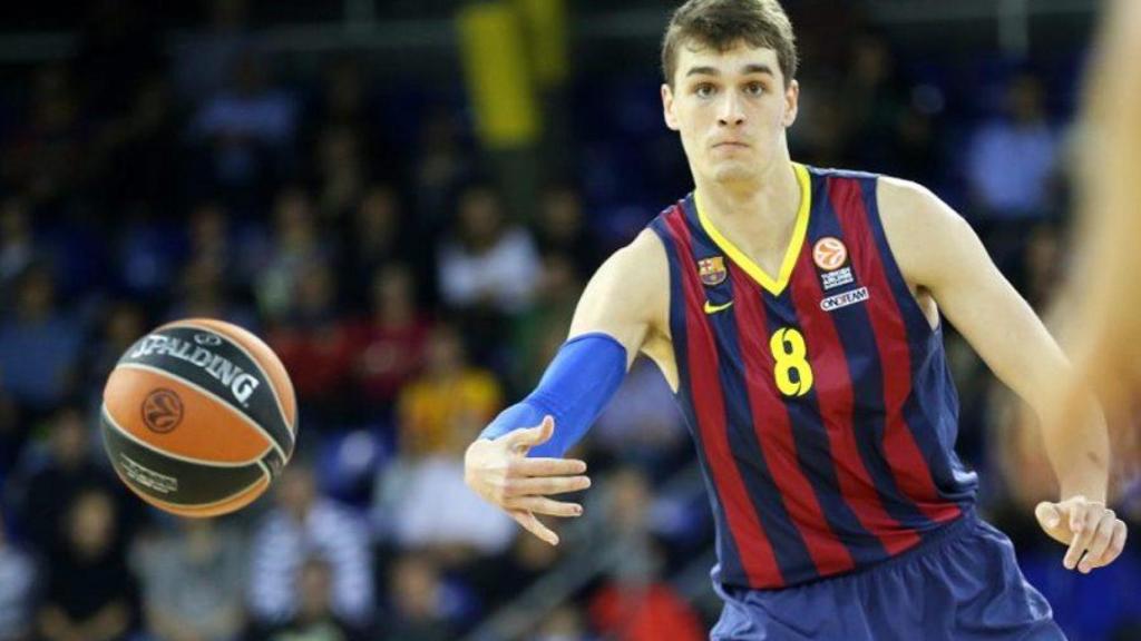 Mario Hezonja, durante su etapa en el Barcelona.