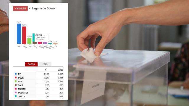 Resultados de las elecciones europeas el pasado domingo en Laguna de Duero