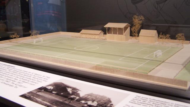 Maqueta del primer estadio del Bayern: el Leopoldstrasse
