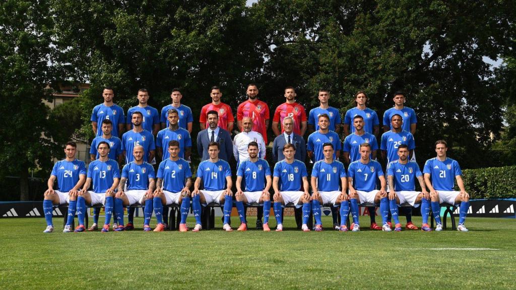 Integrantes de la Selección de Italia