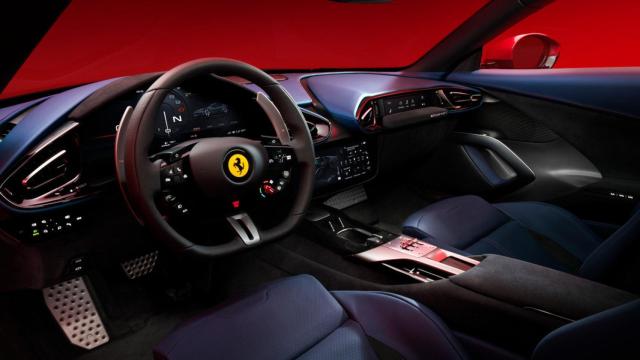 Interior del Ferrari 12Cilindri