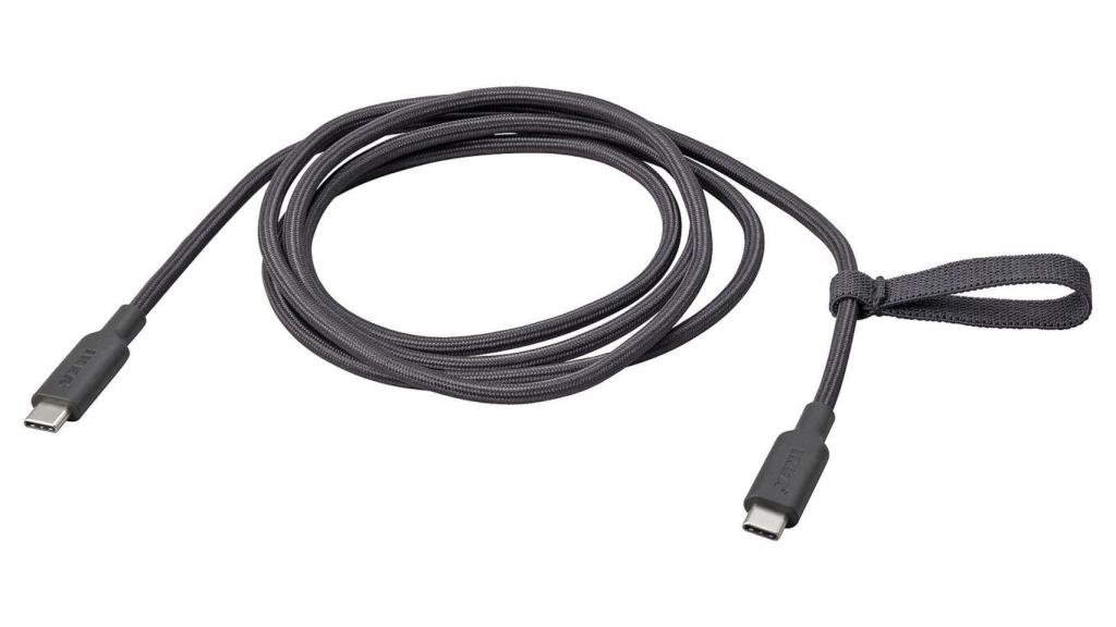 El nuevo cable USB-C RUNDHULT de Ikea