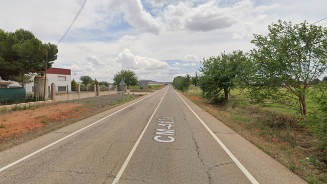Carretera de Almagro con Valdepeñas. Foto: Google Maps.