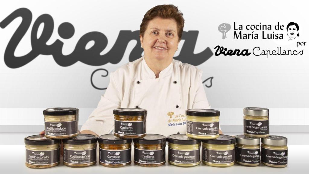 La famosa chef de Madrid María Luisa que vende sus botes preparados.