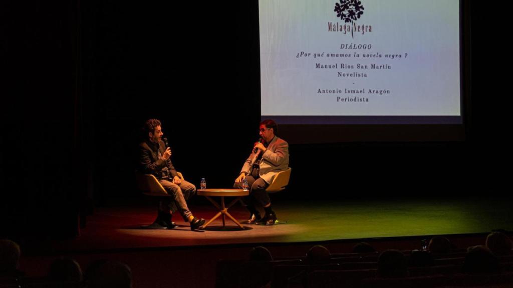 El periodista, escritor y guionista Manuel Ríos entrevistado en la edición anterior por el periodista Antonio Ismael.