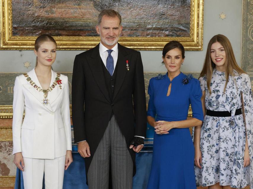 La Familia Real, en la mayoría de edad de Leonor.