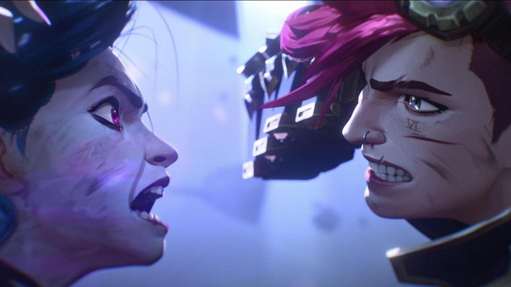 Vi y Jinx en 'Arcane'