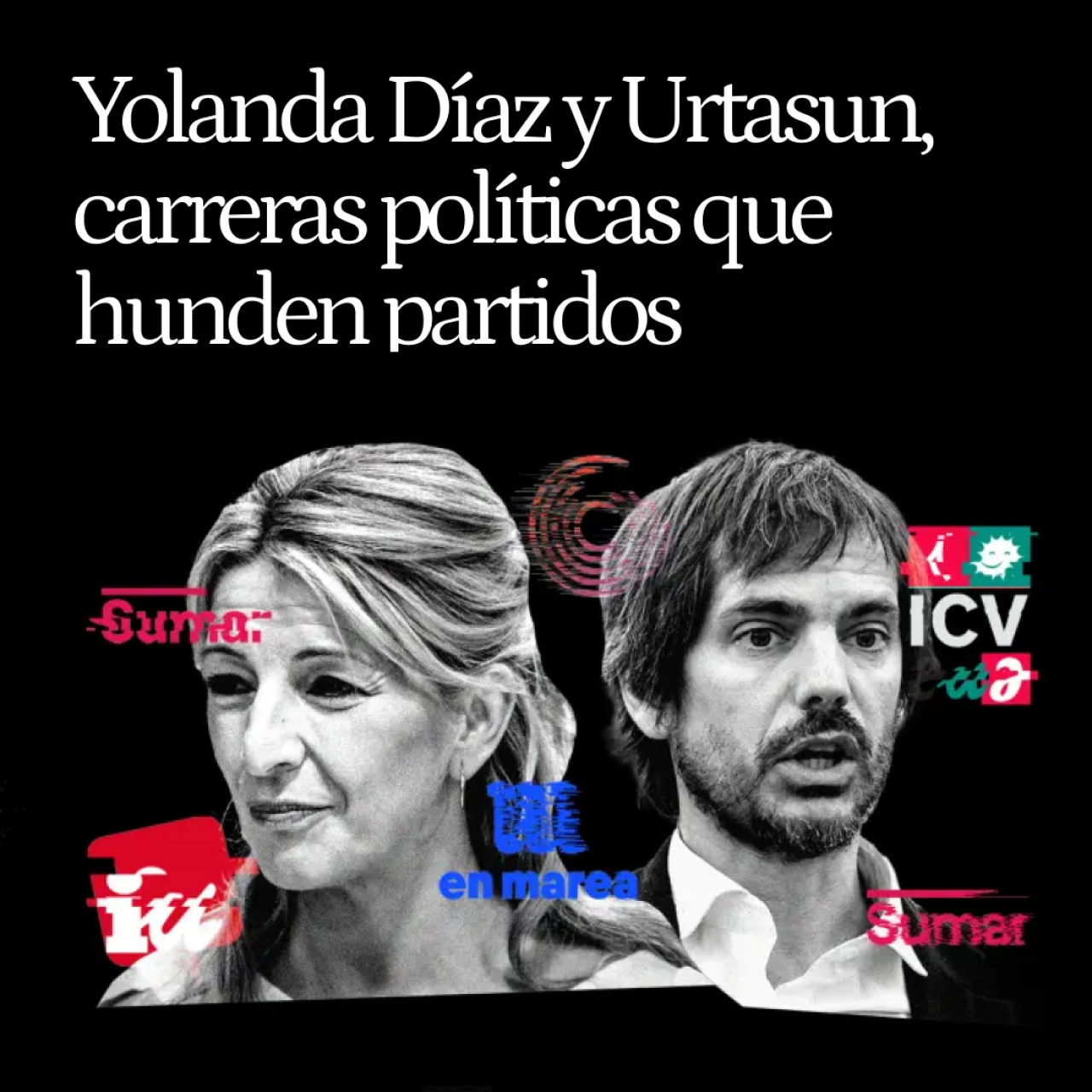 Yolanda Díaz ha hundido 4 partidos y Urtasun 3: los fracasos paralelos de los creadores de Sumar
